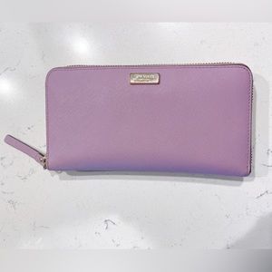 Purple Kate Spade Morgan Wallet